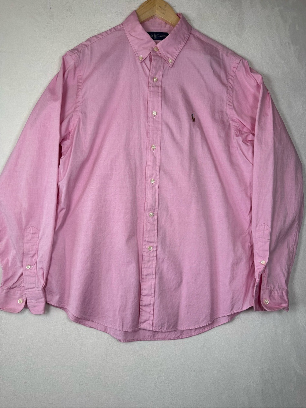 Ralph Lauren Light Pink Button-Down Oxford Shirt